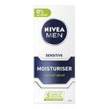 Men Sensitive Face Moisturiser With 0% Alcohol, 75Ml