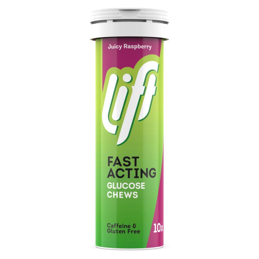 Glucose Tablets Juicy Raspberry - 10 Tablets