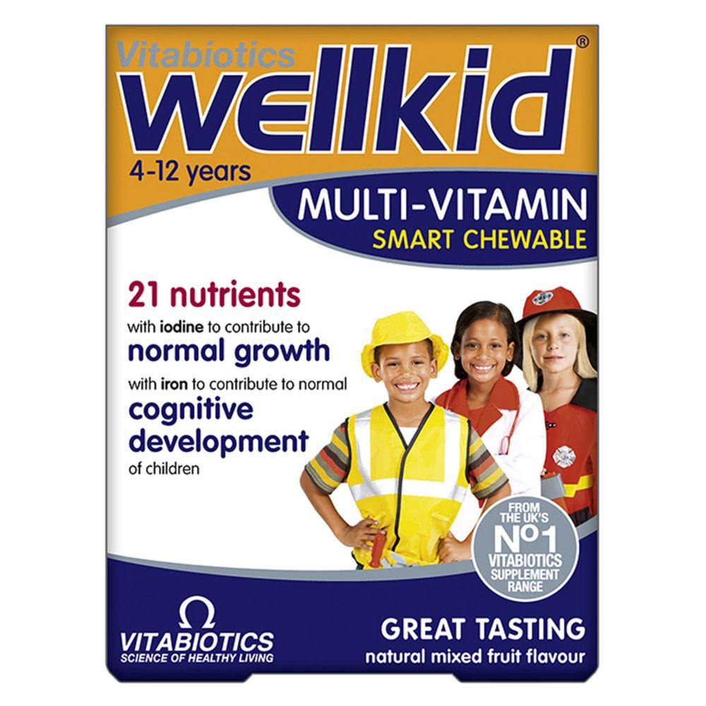 Wellkid Multi-Vitamin Smart Chewable 30 Tablets