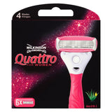 Quattro For Women Razor Blades X6