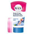 In-Shower Hair Removal Cream With Aloe Vera & Vitamin E For Sensitive Skin 150Ml