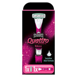 Quattro For Women Bikini Razor With Electric Trimmer