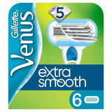 Venus Extra Smooth Razor Blade Refills, 6 Pack