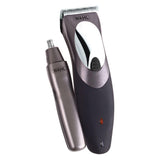 Clip And Rinse Rechargeable Hair Clipper With Personal Trimmer