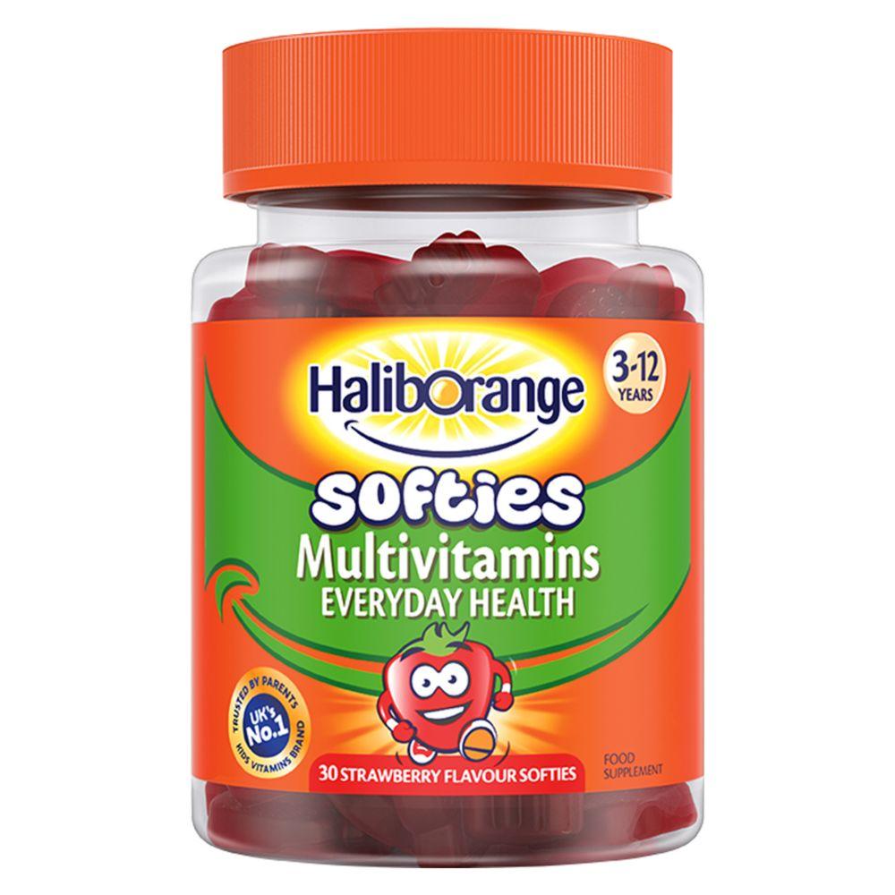 3-12 Years Multivitamins Everyday Health - 30 Strawberry Flavour Softies