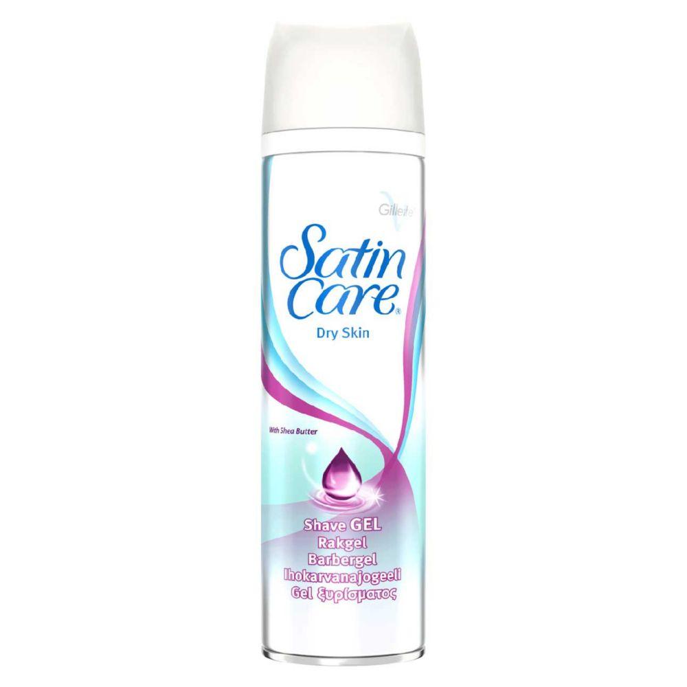 Satin Care Women'S Shaving Gel Dry Skin 200Ml