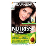 Nutrisse 3 Darkest Brown Permanent Hair Dye