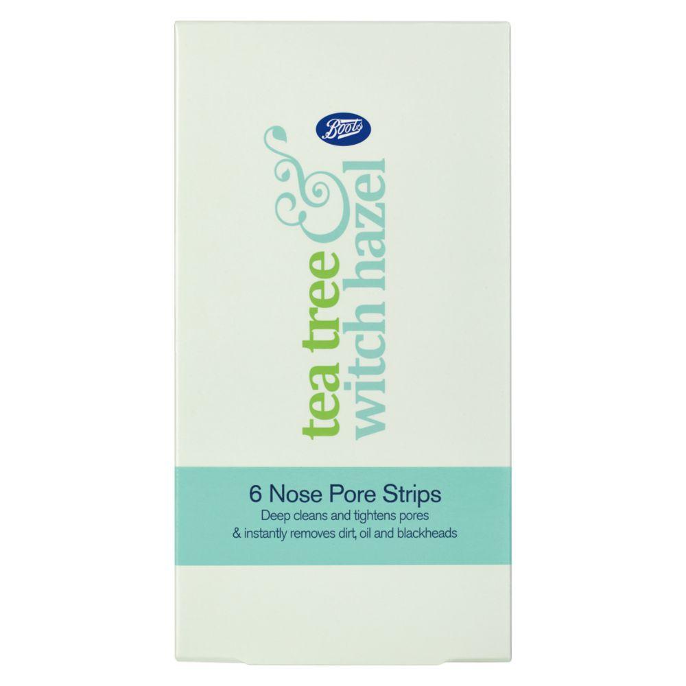 Tea Tree & Witch Hazel Nose Strips X6