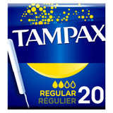 Regular Tampons Applicator Cardboard 20X