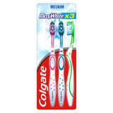 Max White Medium Toothbrush X3
