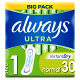 Ultra Normal (Size 1) Sanitary Towels 30 Pads