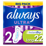 Ultra Long (Size 2) Sanitary Towels Wings 22 Pads