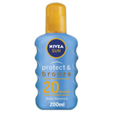 Sun Tan Activating Suncream Spray Spf 20, Protect & Bronze, 200Ml