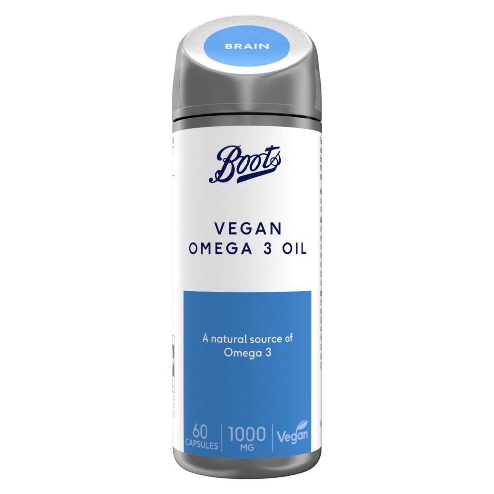 Vegan Omega 3 Oil 60 Capsules (2 Month Supply)