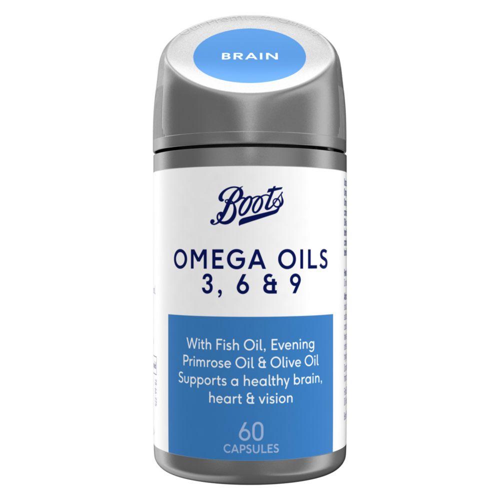 Omega Oils 3, 6 And 9 60 Capsules (2 Month Supply)