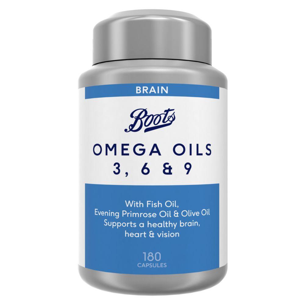 Omega Oils 3 6 & 9 180 Capsules (6 Month Supply)