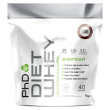 Diet Whey Protein Belgian Chocolate With Sweetener - 1Kg