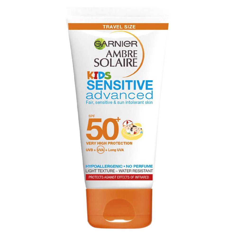 Kids Mini Water Resistant Sensitive Sun Cream Spf50+ Travel 50Ml