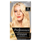01 Lightest Natural Blonde Permanent Hair Dye