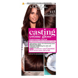 Paris Casting Creme Gloss Semi-Permanent Hair Dye, Brown Hair Dye 415 Iced Choc