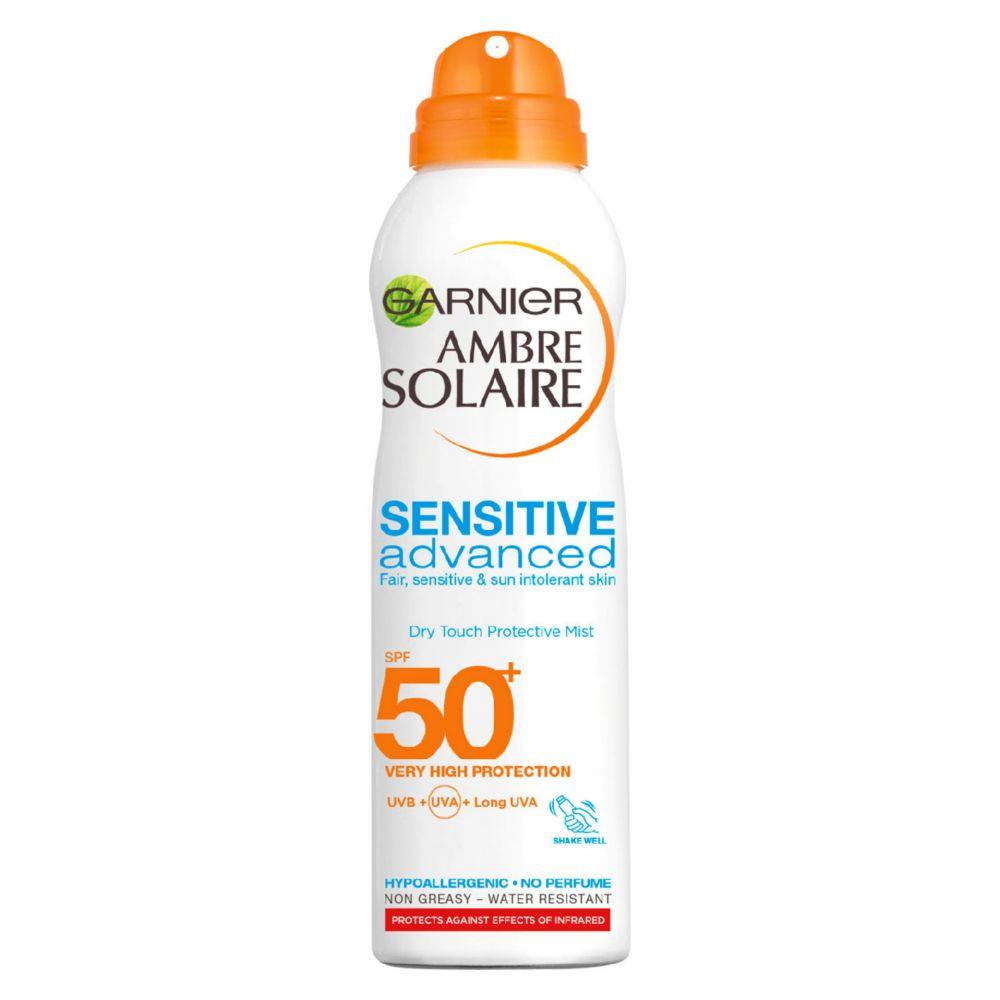 Sensitive Hypoallergenic Dry Mist Sun Cream Spray Spf50+ 200Ml
