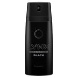 Body Spray Deodorant Aerosol Black 150Ml