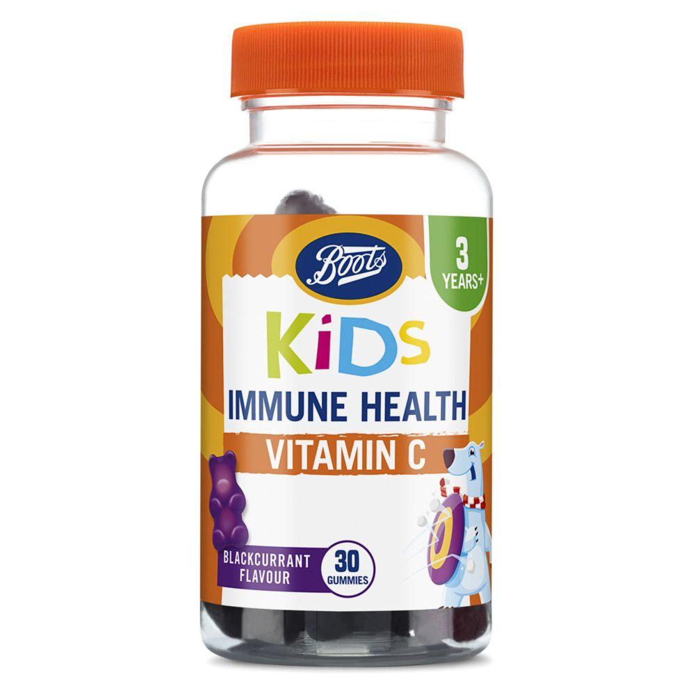 Kids Immune Health Vitamin C 30 Blackcurrant Gummies