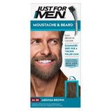 Moustache & Beard Brush-In Colour Gel, Medium Brown