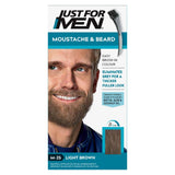 Moustache & Beard Brush-In Colour Gel, Light Brown
