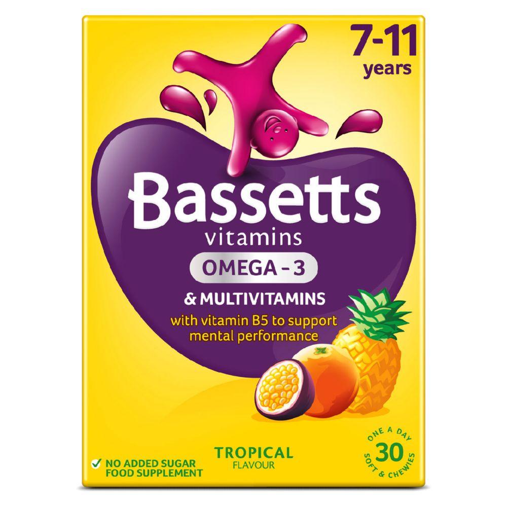Multivitamins Tropical Flavour Soft & Chewies 7-11 Years - 30