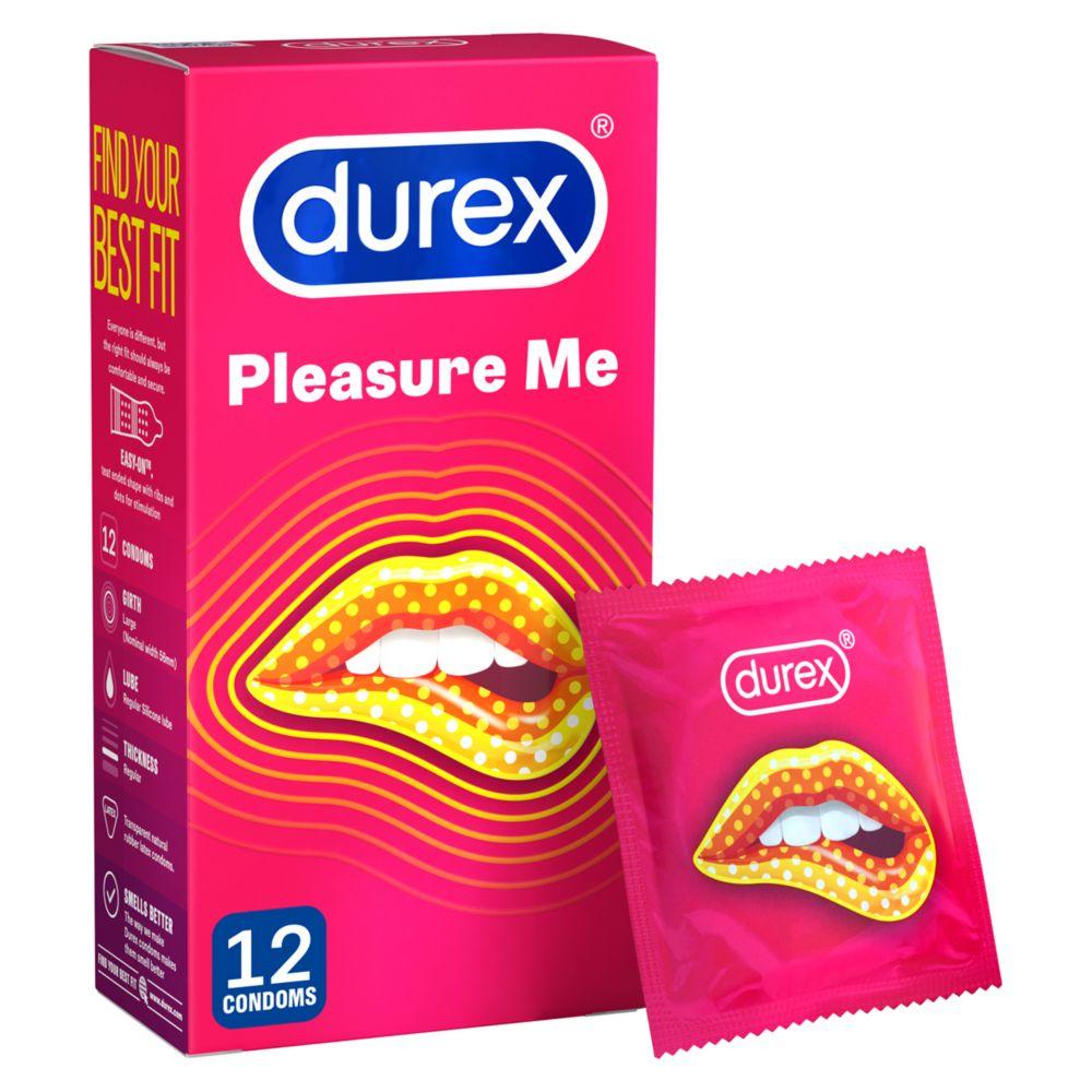 Pleasure Me Condoms Ribbed And Dotted - 12 Pack