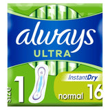 Ultra Normal (Size 1) Sanitary Towels 16 Pads