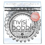 Power Clear Strong Hold Hair Ties, 3 Pack