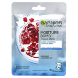 Moisture Bomb Pomegranate Hydrating Face Sheet Mask Dehydrated Skin 32G