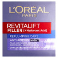 Paris Revitalift Filler Hyaluronic Acid Anti Ageing Night Cream 50Ml