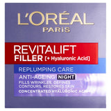 Paris Revitalift Filler Hyaluronic Acid Anti Ageing Night Cream 50Ml