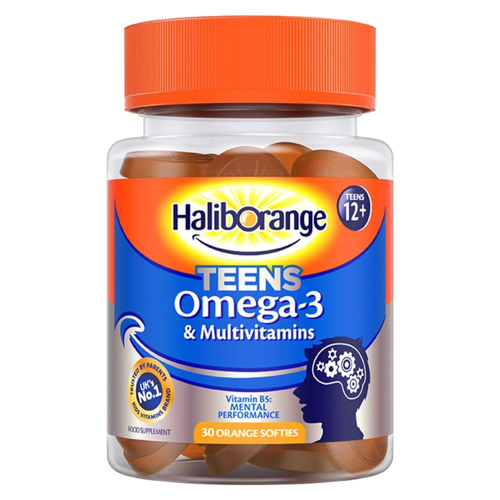 Teens Omega-3 & Multivitamins - 30 Orange Softies