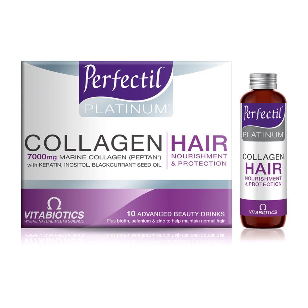 Perfectil Platinum Collagen Hair - 10 Advanced Beauty Drinks