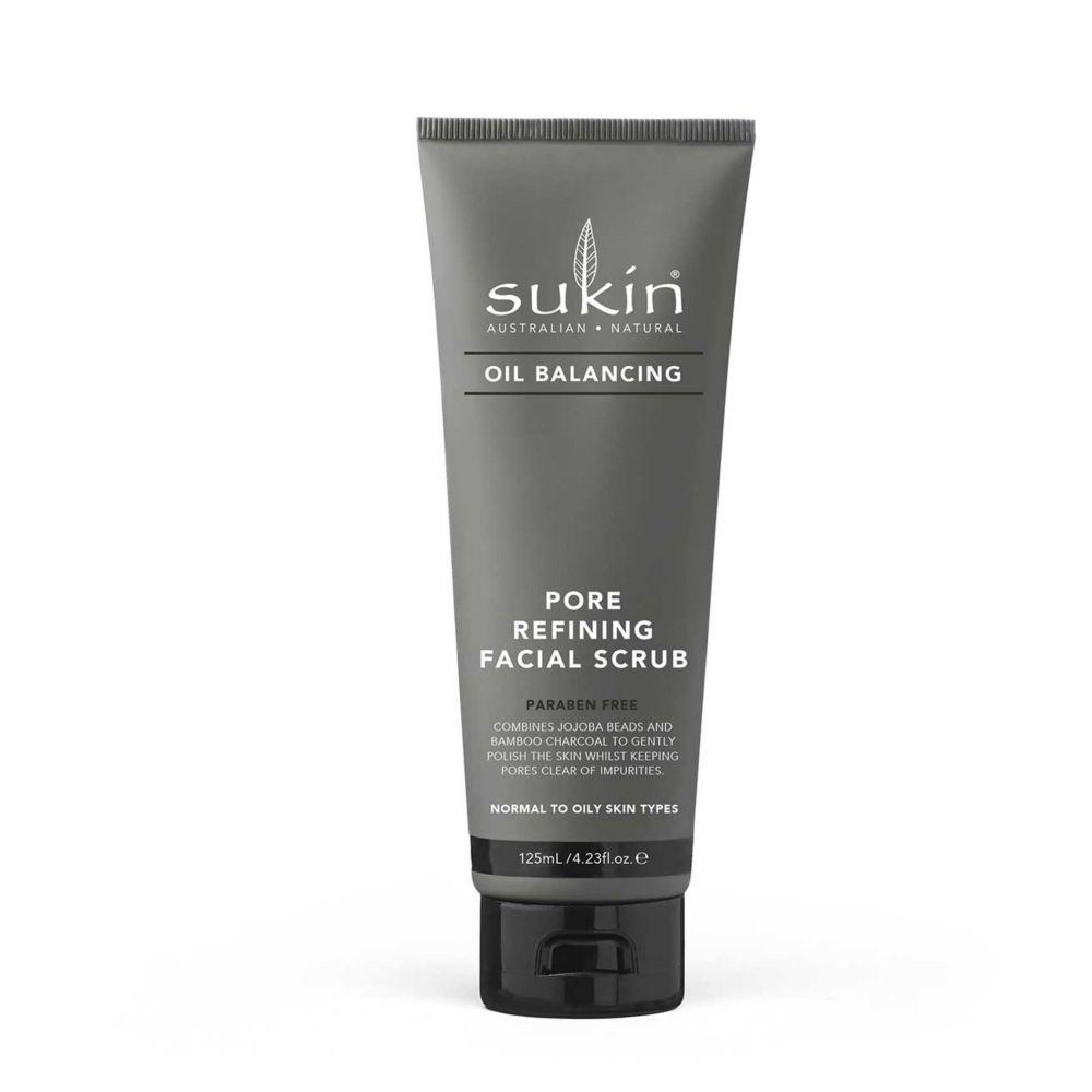 Oil Balancing + Charcoal Pore Refining Facial Scrub 125Ml