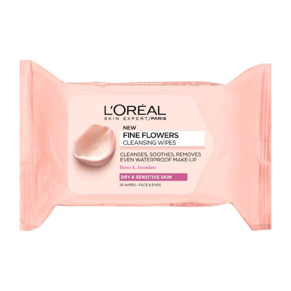 Paris Fine Flowers Cleansing Wipes Sensitive SkinÃ‚Â X25