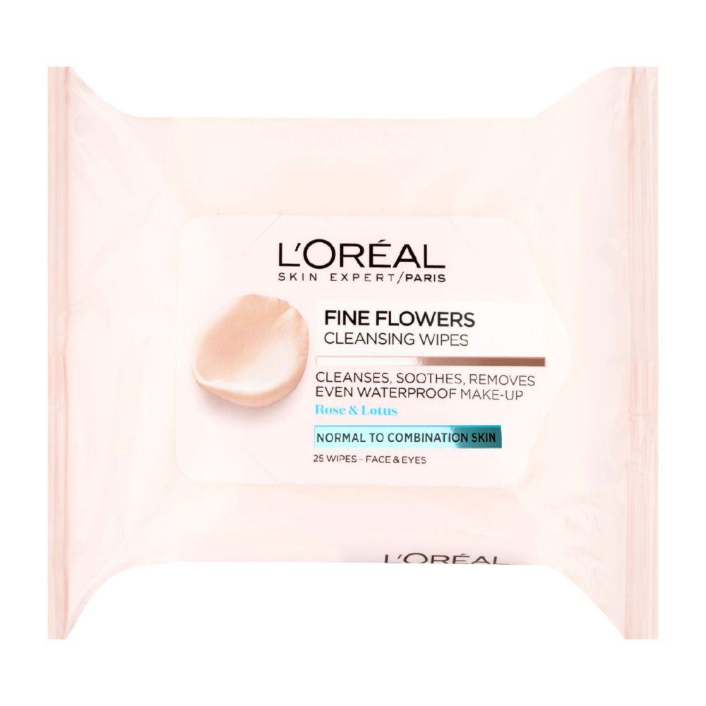 Paris Fine Flowers Cleansing Wipes Combination SkinÃ‚Â X25