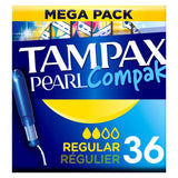 Pearl Compak Regular Tampons Applicator 36X