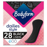 Black Panty Liners Normal X28