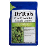 Pure Epsom Salt Soaking Solution Relax & Relief With Eucalyptus & Spearmint 1.36Kg