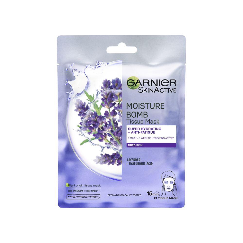 Moisture Bomb Lavender Hydrating Face Sheet Mask Fatigued Skin 32G