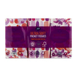 Multi Pocket Tissues 4Ply Floral 6 Pack
