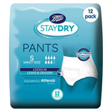 Staydry Pants Small - 144 Pants (12 Pack Bundle)