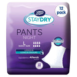 Staydry Night Pants Large - 120 Pants (12 Pack Bundle)