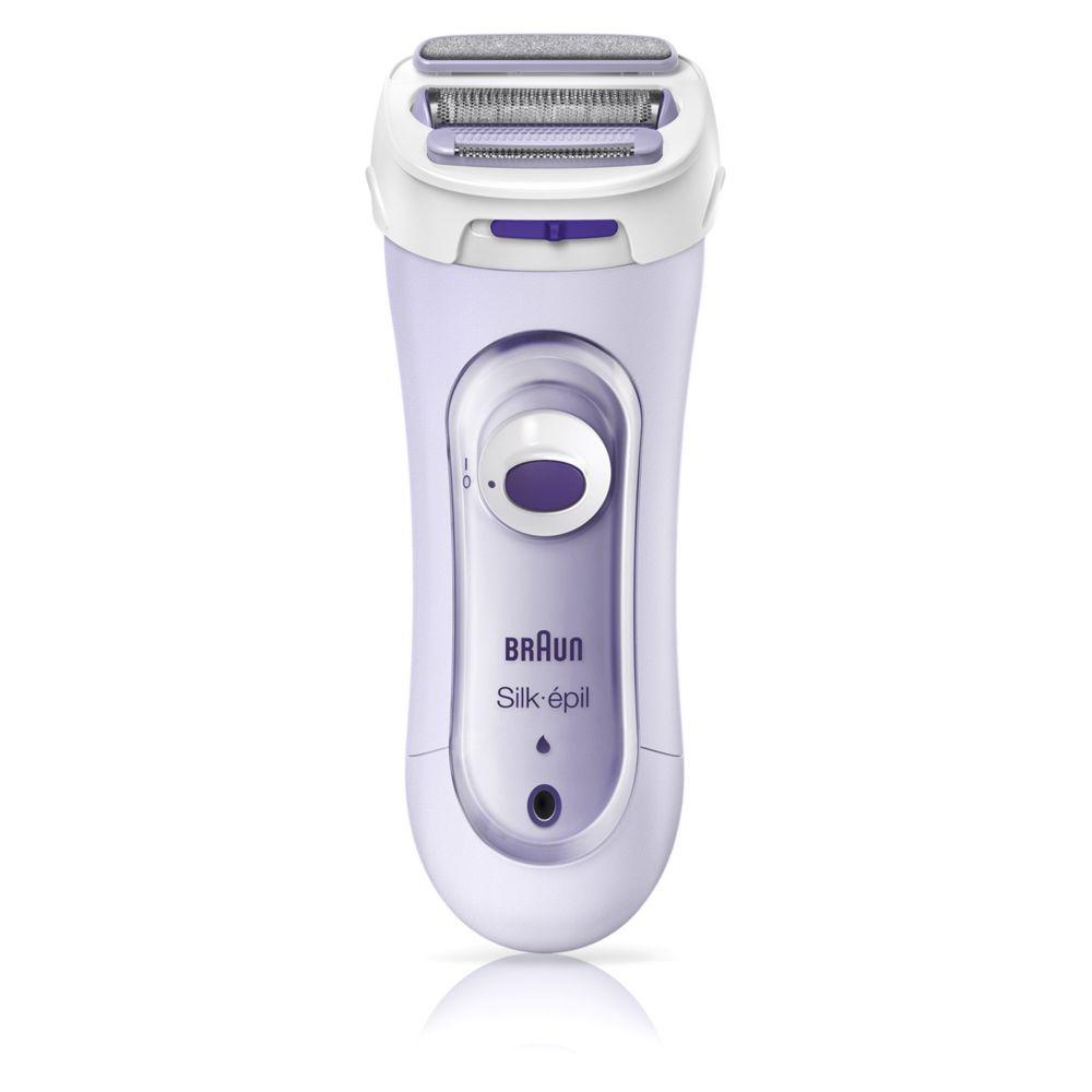 Silk-Ãƒâ€°pil Lady Shaver 5-560 Lila - 3-In-1 Cordless Electric Shaver, Trimmer And Exfoliation System With 3 Extras
