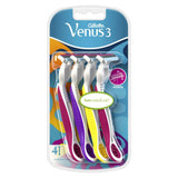 Venus3 Women'S Disposable Razors, 4 Pack